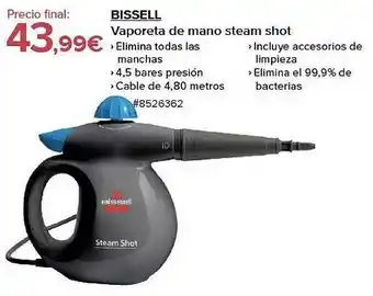 Costco Bissell vaporeta de mano steam shot oferta