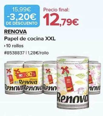 Costco Renova papel de cocina xxl oferta
