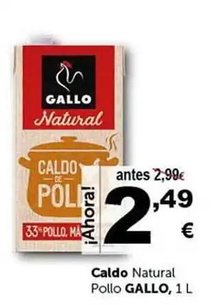 Masymas Caldo natural pollo gallo oferta