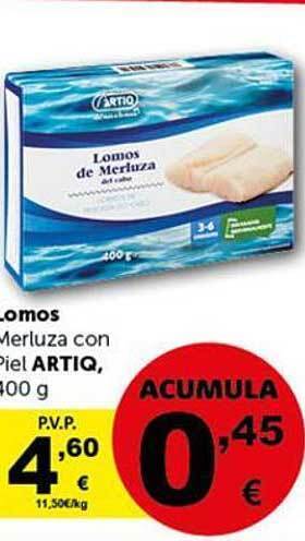 Masymas Lomos merluza con piel artiq oferta