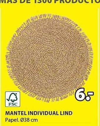 JYSK Mantel individual lind oferta