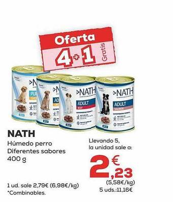 Kiwoko Nath húmedo perro diferentes sabores oferta
