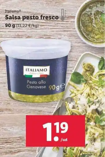 Lidl Italiamo salsa pesto fresco oferta