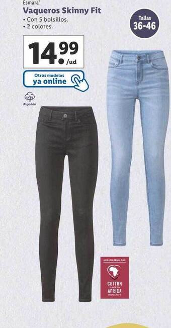 Lidl Vaqueros skinny fit oferta