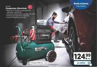 Lidl Compresor silencioso oferta