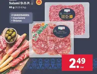 Lidl Salami dop oferta