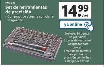 Lidl Set de herramientas de precisión oferta