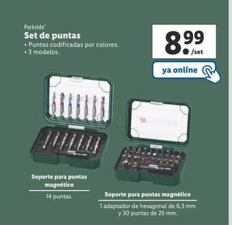 Lidl Set de puntas oferta