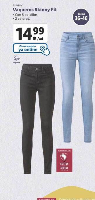 Lidl Vaqueros skinny fit oferta