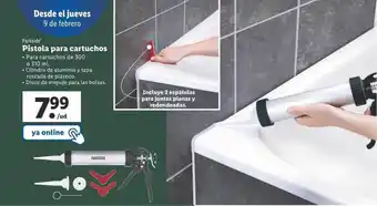 Lidl Pistola para cartuchos oferta