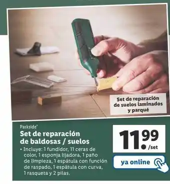 Lidl Set de reparación de baldosas-suelos oferta