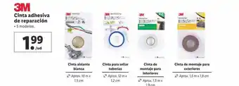Lidl 3m cinta adhesiva de reparación oferta