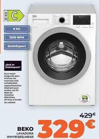 Pascual Martí Beko lavadora oferta