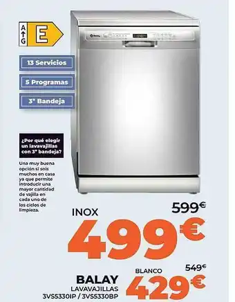 Pascual Martí Balay lavavajillas oferta