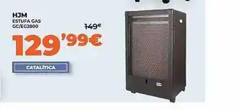 Pascual Martí Hjm estufa gas oferta