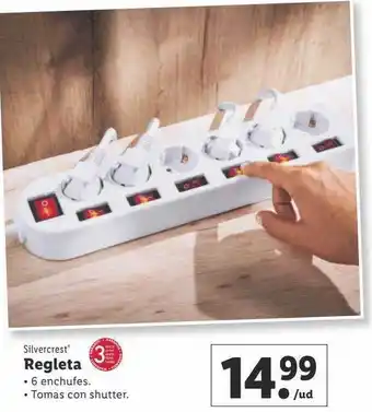 Lidl Slivercrest regleta oferta