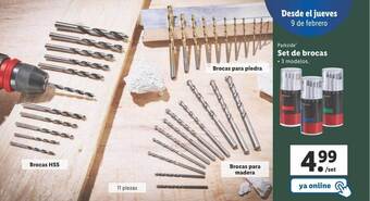 Lidl Set de brocas oferta