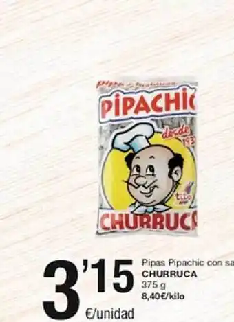 SPAR Fragadis Pipas pipachic con sal churruca oferta