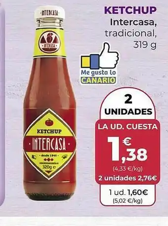SPAR Gran Canaria Ketchup intercasa tradicional oferta