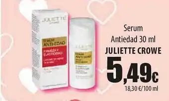 Serum antiedad juliette crowe