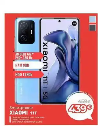 Mi electro Smartphone xiaomi 11t oferta