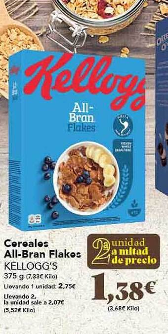 Gadis Cereales all-bran flakes kellogg's oferta