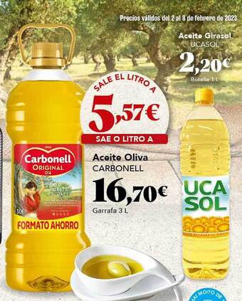 Gadis Aceite oliva carbonell oferta