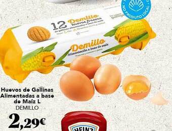 Gadis Huevos de gallinas alimentadas a base de maíz l demillo oferta