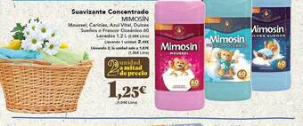 Gadis Suavizante concentrado mimosín oferta