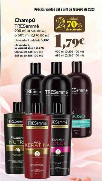 Gadis Champú tresemmé oferta