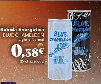 Gadis Bebida energética blue chameleon light o normal oferta