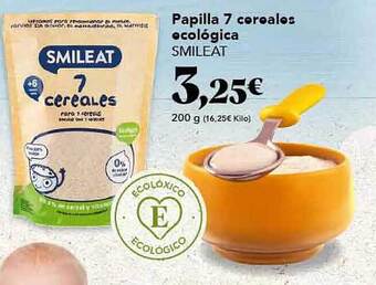 Gadis Papilla 7 cereales ecológica smileat oferta