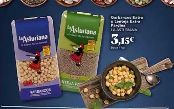 Gadis Garbanzos extra o lenteja extra pardina la asturiana oferta