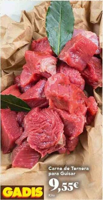 Gadis Carne de ternera para guisar oferta