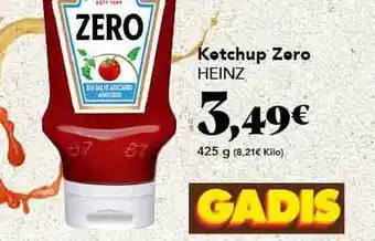 Gadis Ketchup zero heinz oferta