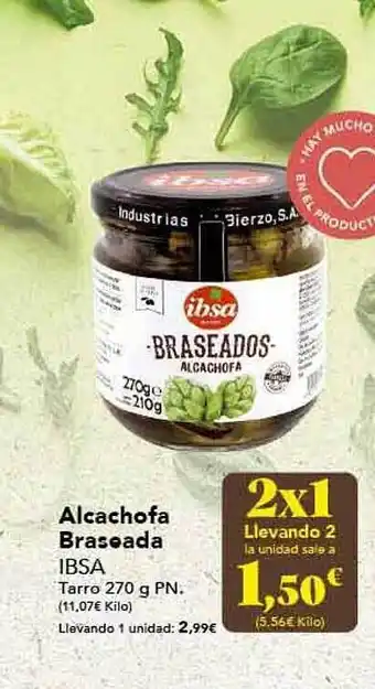 Gadis Alcachofa braseada isba oferta