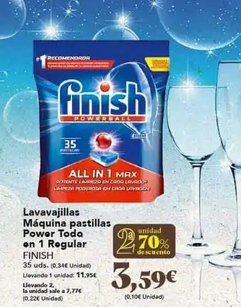 Gadis Lavavajillas máquina pastillas power todo en 1 regular oferta