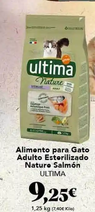 Gadis Alimento para gato adulto esterilizado nature salmón oferta