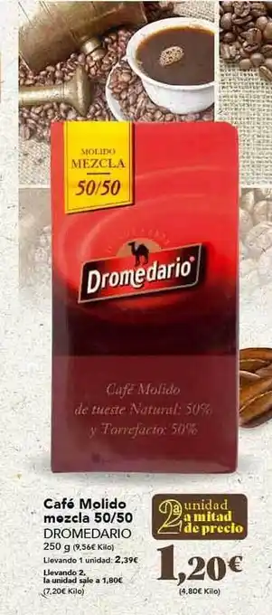 Gadis Café molido mezcla 50-50 oferta