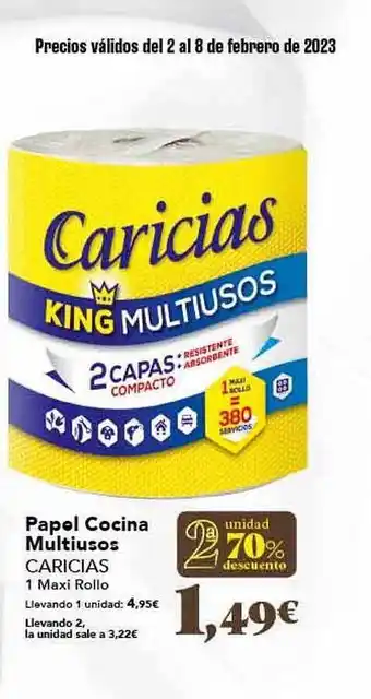 Gadis Papel cocina multiusos caricias oferta