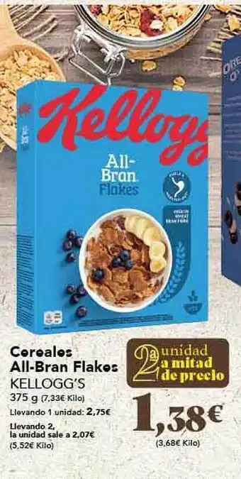 Gadis Cereales all-bran flakes kellogg's oferta