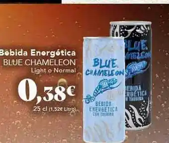 Gadis Bebida energética blue chameleon light o normal oferta