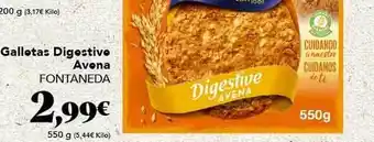 Gadis Galletas digestive avena fontaneda oferta