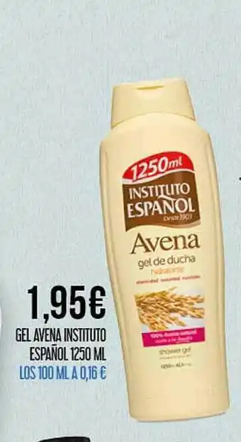 Claudio Gel avena instituto espanol oferta