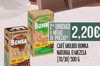 Claudio Café molido bonka natural o mezcla oferta