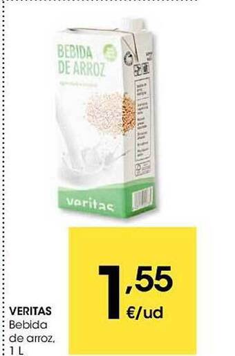 Eroski Veritas bebida de arroz oferta