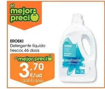 Eroski Eroski detergente líquido frescor 46 dosis oferta