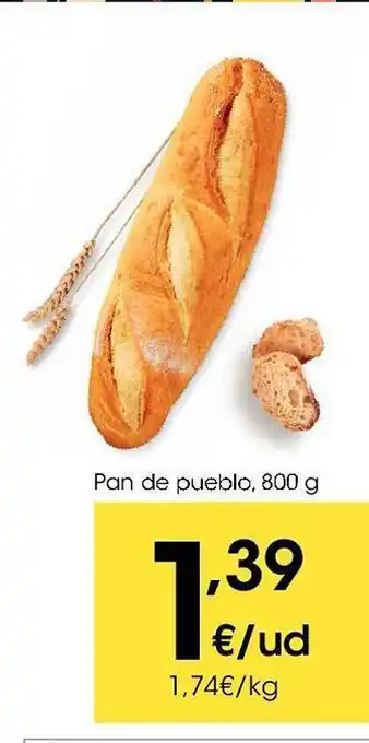 Eroski Pan de pueblo oferta