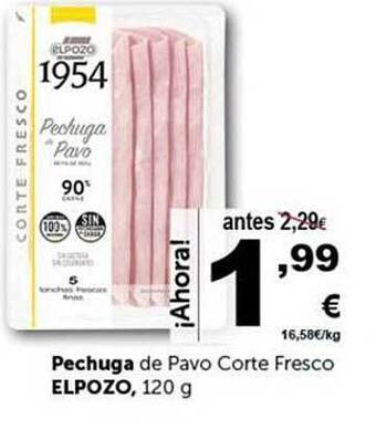 Masymas Pechuga de pavo corte fresco elpozo oferta