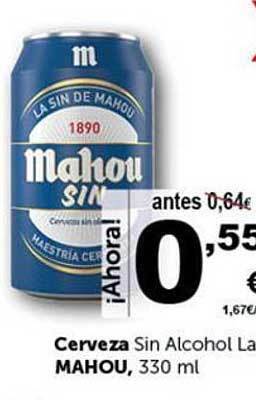 Masymas Cerveza sin alcohol mahou oferta